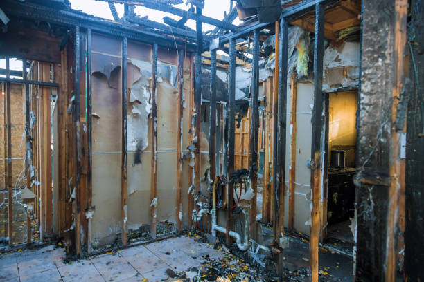 Professional Fire Damage Repair technician working in Carrollton, VA
